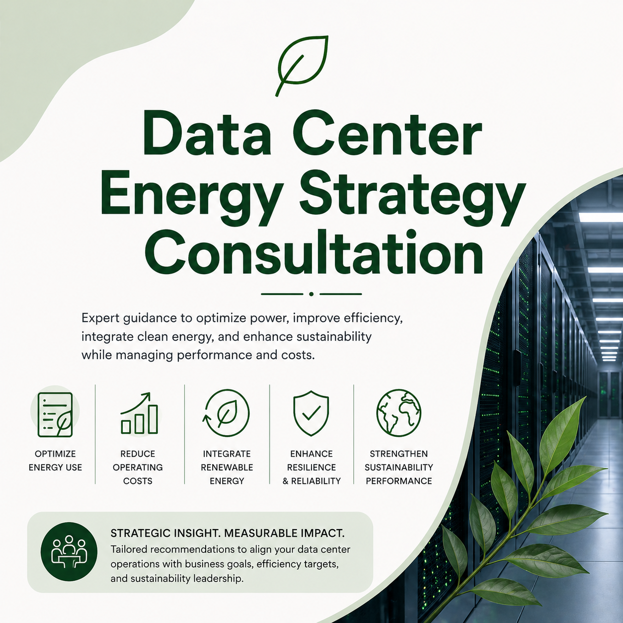Data Center Energy Strategy Consultation